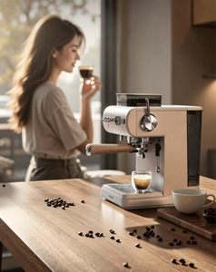 Achetez des machines à café automatiques italiennes de marques réputées, Cafetera Express, machine à expresso et cappuccino professionnelle avec moulin intégré - Product Image 5