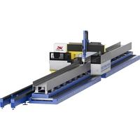 Machine de découpe laser à fibres pour acier structurel en forme de H, système de contrôle Cypcut, Yaskawa AI/BMP pour une découpe de métal de haute précision