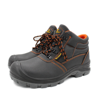 Chaussures de sécurité antistatiques S3 SRC professionnelles pour agents de sécurité, avec embout en acier, tige en cuir véritable, antidérapantes