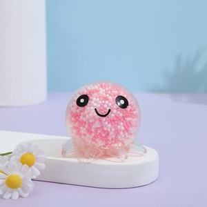 Superventas transfronterizo: Pulpo luminoso de espuma suave con partículas de plástico, antiestrés, musical, lindo y divertido para niños. - Product Image 3