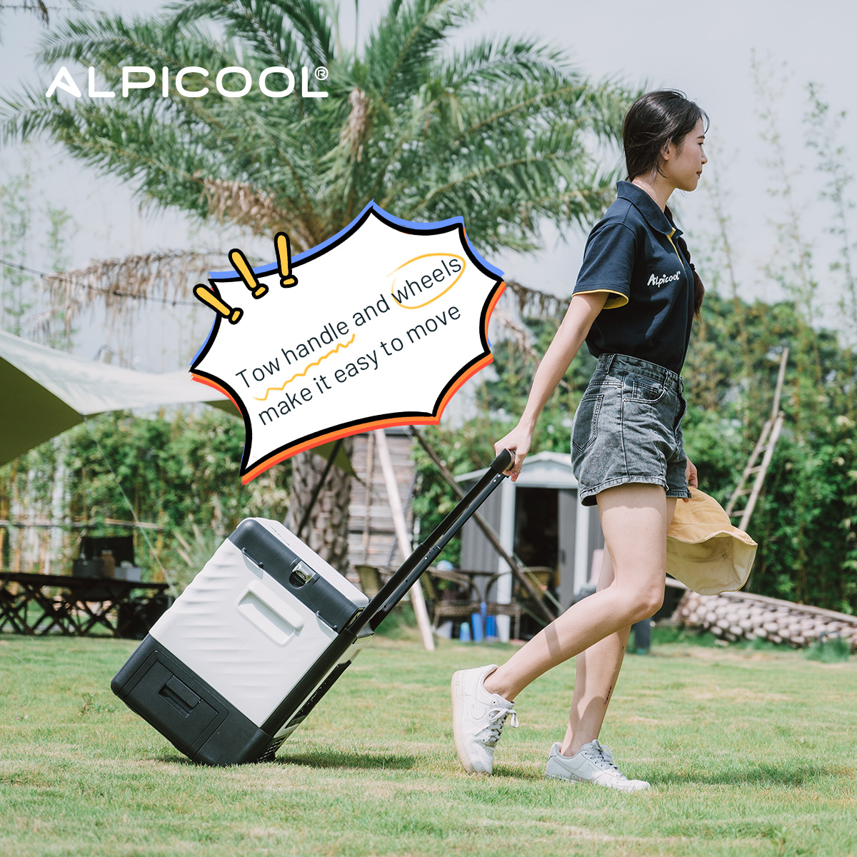 Amazon.co.jp: Alpicool 車載冷蔵庫 11L ポータブル冷蔵庫 小型