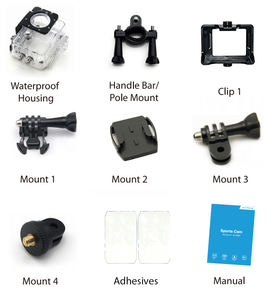 Action Camera Professionale Brave 7 <span class=keywords><strong>Le</strong></span> con WiFi, Obiettivo Grandangolare 170°, Supporto SD, Impermeabile fino a 30m, Display HD da 2.0\" - Product Image 6