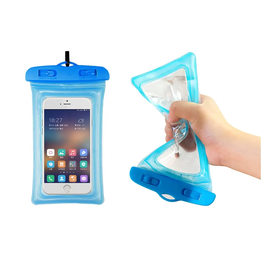 العالمي غطاء هاتف مضاد للماء للماء الهاتف المحمول الحقيبة حقيبة جافة 5.8"
