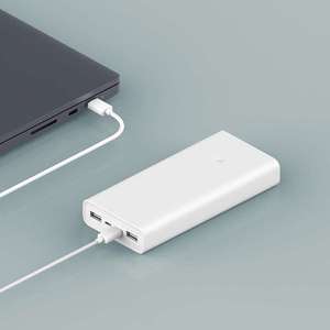 Xiao Mi แบตสำรองมือถือ3 20000มิลลิแอมป์ชั่วโมง USB-C แบบสองทิศทางรุ่นชาร์จเร็ว
