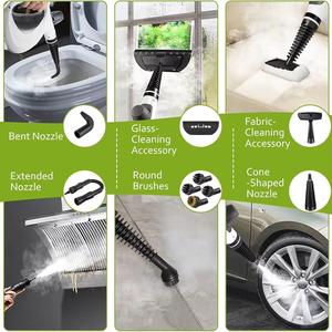 Oferta Caliente: Limpiador a Vapor Eléctrico Portátil Profesional de Mano, Mopa Plana, Vaporizador Húmedo con Cable, Calentamiento en 5 Minutos para Hogar/Oficina/Neumáticos - Product Image 3