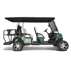 72v Electric Golf Cart 4+2 6 Seater 7.5kw Lithium Golf Kart Off Road Buggy Garden Villa Hunting Golf Cart