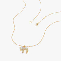 Collier avec pendentif rond en diamant de laboratoire en or 18 carats, collier en argent sterling 925, collier délicat en argent sterling