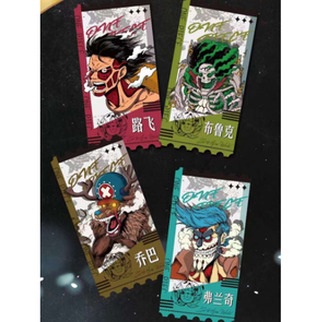 36 cajas al por mayor <span class=keywords><strong>Google</strong></span> pequeño dinosaurio dibujos animados anime juguetes de mesa recoger <span class=keywords><strong>tarjeta</strong></span> Luffy Zoro Sanji Nami tarjetas de una pieza - Product Image 4