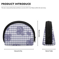 Nouveau Porte-monnaie Mini en Tissu Élastique Motif Hawaïen Puakenikeni avec Fermeture Éclair – Vente en Gros 2026