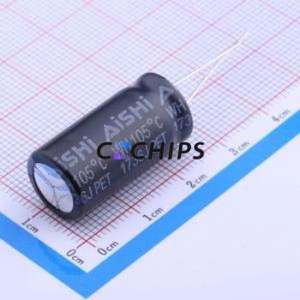 Condensador Electrolítico de Aluminio de Montaje Pasante EWH1KM331W25OT, Componente de Montaje Pasante THT, D12.5xL25mm 330uF 20% 100V 5mm - Product Image 2