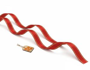 Ruban décoratif brodé traditionnel en nylon/polyester rouge de 38 mm, très résistant, idéal pour vêtements et artisanat – Meilleures ventes - Product Image 4