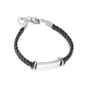 Men <b>Leather</b> Bangle Bracelet Wristband Wholesale Drop Shipping Mens Friendship Bracelet - Product Image 4