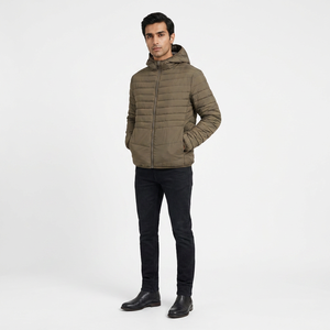 High Quality Lightweight Canvas Motor <b>Bike</b> Puffer <b>Men's</b> <b>Jacket</b> Custom Winter Wholesale Warm Quilted Breathable Quick Dry Bubble - Product Image 1