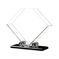 Acryl-Serviettenhalter, Stehender Quadratischer Transparenter Serviettenbehälter für Hotel-Esstische