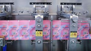 Machine d'emballage de jus de <span class=keywords><strong>Capri</strong></span> <span class=keywords><strong>Sun</strong></span> certifiée CE Machine d'emballage de sac debout de film de rouleau de DS-140S et de poche de Doypack - Product Image 3