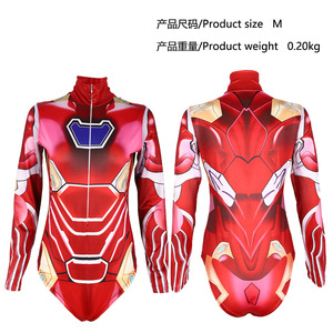 Nuovo supereroe Halloween costumi <span class=keywords><strong>da</strong></span> bagno cosplay tuta 3D stampa digitale Spider Man Iron Man - Product Image 3