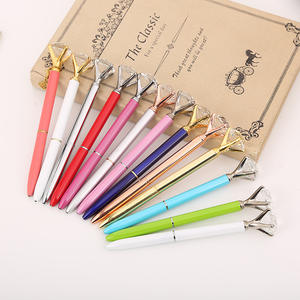 Metal Luxury Promotional Office Business Marketing Gifts Diamond Crystal <b>Pen</b> with Custom Logo - Product Image 1