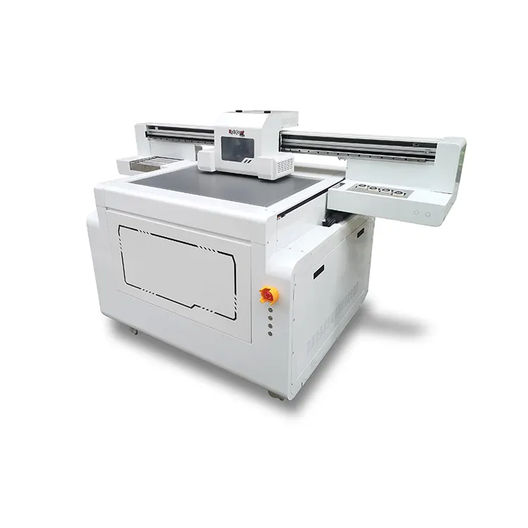 Fabrik preis UV-LED-Drucker Flach bett billig großen A1 9060 Format Drucker auf Holzplatte Kunststoff karte für den europäischen Markt