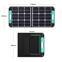 Vigorpool 100 واط طوي Paneles Solares الفقرة كازا مونو للطي نظام طاقة شمسية محمول ألواح خلايا شمسية