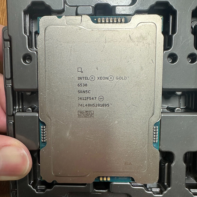 Used Intel Xeon Platinum 6530 32 Cores 64 Threads 2.10GHz LGA4677 270W Server Processor