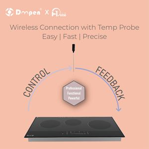 2025 nuevo diseño Cocina de Inducción personalizable 78CM ventas al por mayor APP Control 6900W <span class=keywords><strong>con</strong></span> <span class=keywords><strong>WiFi</strong></span> incorporado 3 quemadores 220V <span class=keywords><strong>estufa</strong></span> de cocina - Product Image 2