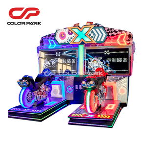 Parque colorido Nueva serie de máquinas recreativas de lujo Deportes Interior Simulador de experiencia que funciona con monedas Carreras de motos dinámicas - Product Image 1