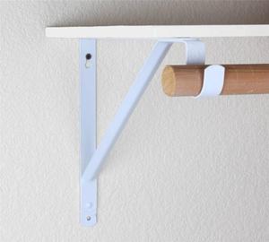 Giá Đỡ Tủ Quần Áo Màu Trắng Có Thể Điều Chỉnh Cho Thanh Tròn - Product Image 6