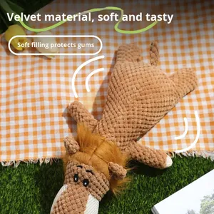 Yeni Köpek Oyuncağı Hayvan Şekilli Sesli PP Pamuklu Peluş Çiğneme Oyuncağı Sıkıntı Giderici Oyuncak Toptan Satış - Product Image 5