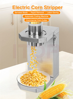 Machine à décortiquer le maïs frais en acier inoxydable électrique |   Décortiqueur de maïs doux pour la cuisine et la transformation alimentaire