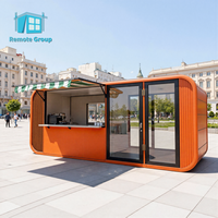 Nouvelle Cabine Modulaire Mobile Apple de 40 pieds en Matériaux Innovants – Bureau Préfabriqué Étanche en Conteneur