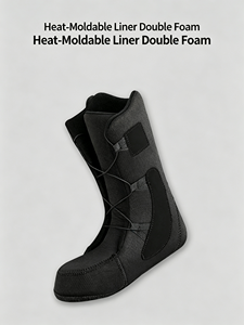 Botas <span class=keywords><strong>de</strong></span> Snowboard para Hombre, <span class=keywords><strong>de</strong></span> Calzado Rápido, Profesionales, Suaves, Cálidas, Antideslizantes, Impermeables, Resistentes al Frío y al Viento - Product Image 4