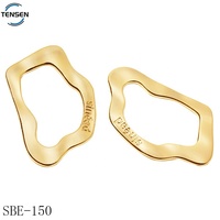 Traje de baño impermeable, cierre de oro de Metal, accesorio de Bikini de diseñador hueco, correa de hebilla de Metal, ajustador, Conector de ropa interior, Hardware