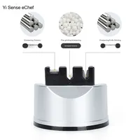 Artefact Home Kitchen's Special Multi-Functional Stainless Steel Suction Cup Holder Quick Outdoor Sharpening Tool 60/80 Grit for