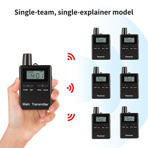 Système de talkie-walkie bidirectionnel audio sans fil USB Mini guide touristique portable ABS Récepteur d'entraînement de chevaux Fréquence certifiée CE RoHS - Product Image 4
