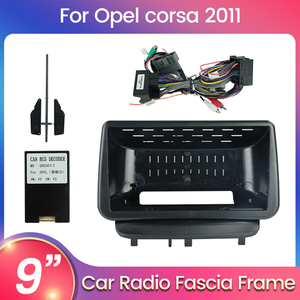 Marco de coche MEKEDE para <span class=keywords><strong>Opel</strong></span> <span class=keywords><strong>corsa</strong></span> 2011 de 9 pulgadas con marco de audio de coche de plástico Marco de radio de coche - Product Image 4