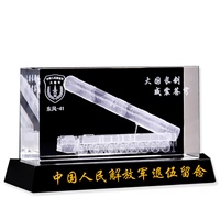 Cube en Verre K9 Personnalisé avec Modèle 3D de Voiture d'Entreprise, Gravure Laser, Cadre et Paillettes de Luxe – Cadeau Souvenir