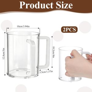 Gobelet rond en acrylique transparent personnalisé pour le lavage des mains, Judaica juive pour Negel Vasser Netilat Yadayim - Product Image 2
