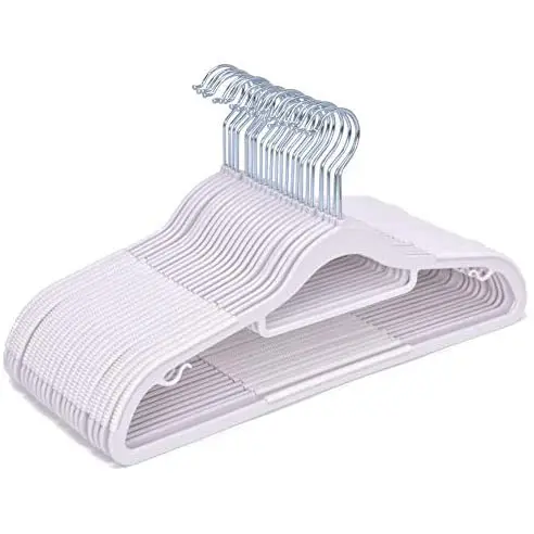 Folding Portable Premium Non-slip hanger Clothes Pants Shirt sweater Plastic hanger for hotel home use