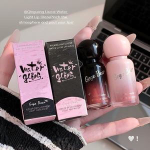 Gege Bear Fabricant Glow <span class=keywords><strong>Radiant</strong></span> HydraShine Crystal Clear Tint Hydratant Couleur Brillant à lèvres - Product Image 2