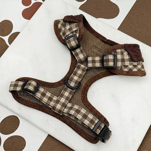 Özel Tasarım Lüks Kumaş Köpek Tasması, Papyonlu Tasarımcı Tasması, Köpekler İçin Tasma ve Kayış, Küçük Büyük Boy, Çekişsiz Köpek Tasması, Markalı - Product Image 3