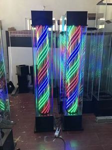 ป้ายไฟร้านตัดผมแบบหมุนได้ ไฟ LED สำหรับภายนอกอาคาร สว่างมาก กันน้ำ ป้ายร้านทำผม กล่องไฟกระจกหลากสี - Product Image 4