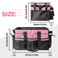 D6149 Sac de rangement portable pour outils de nettoyage, organisateur de fournitures pour sac à dos de nettoyage