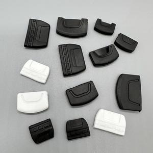 RIXING WJ001, оптовая продажа с фабрики, пластиковая мягкая ПВХ тесьма, зажим для хвоста, резиновая Пряжка, аксессуары для сандалий Гуандун - Product Image 2