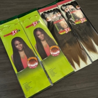 Produit pré-étiré très demandé pour femmes africaines, vous faisant gagner du temps de préparation, Cheveux à tresser Yaki 3X 225g 52 pouces, Cheveux à tresser EZ