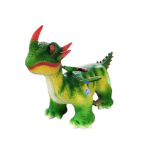 Joy2fun Offre Spéciale : Dinosaures Électriques Animatroniques à Chevaucher pour Enfants, Attractions Intérieures Montables pour Divertissement à Domicile, Fonctionnant à Monnayeur