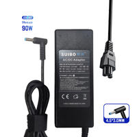 Adaptateur d'alimentation pour ordinateur portable 90W PD DC, prise 19,5V 4,62A, pour ordinateur portable, 4,5mm*3,0mm, matériau ABS, chargeur QC3.0, protection OVP OTP