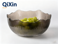 Chinees fabrieksgemaakte, op maat geïnjecteerde, milieuvriendelijke snack schaal met plantenpatroon, celadon fruitbord, BPA-vrij voor feestjes en thuisgebruik