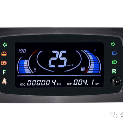 HUANXIN New Electric Car Meter Cluster High Speed 36V-72V Waterproof Digital 10-Sector LED Display