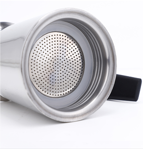 Cafetera Italiana Moderna de Acero Inoxidable para 6 Tazas, Cafetera Espresso para Estufa, Tapa Metálica al Vacío, Aislamiento Térmico, para Uso en Oficina - Product Image 5