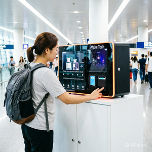 Distributeur automatique de parfum à fort trafic pour aéroport, idéal pour les halls d'arrivée, commande en gros - Product Image 1